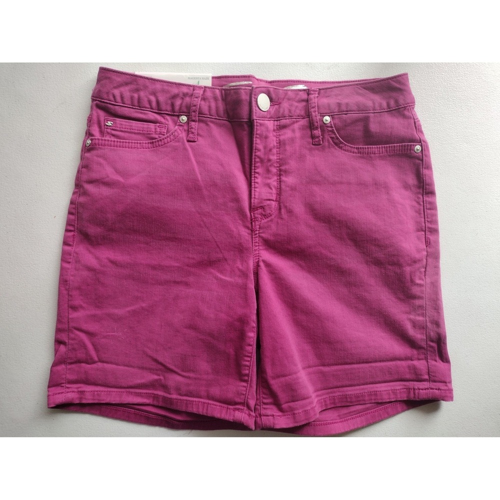 Seven7 Jeans Magenta Haze Weekend Shorts Rolled Cuff Women‎ Size 6